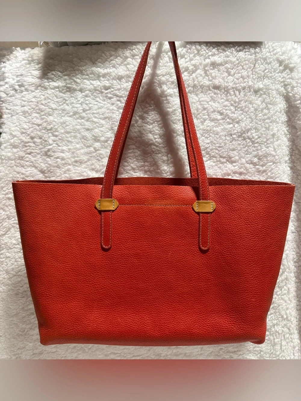 Consuela Classic Red Valentina Leather Shoulder Bag